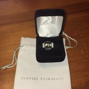 David Yurman Sterling Silver Lemon Citrine Ring
